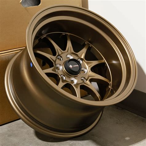 15x8 15x9 Vors TR3 4x100 4x114 3 0 0 Bronze Wheels Rims Set 4 73 1