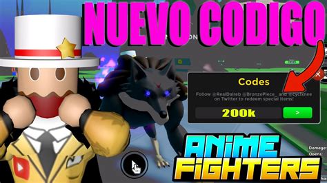 NUEVO CODIGO DE ANIME FIGHTERS SIMULATOR CODES ROBLOX YouTube