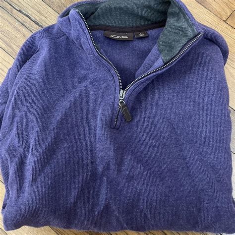 Purple Quarter Zip From Tasso Elba Size L Depop