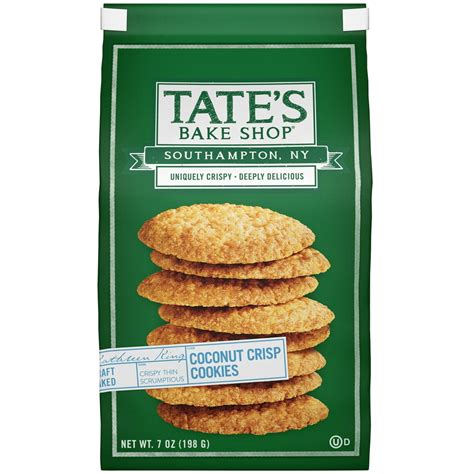 Tate S Bake Shop Coconut Crisp Cookies 7 Oz