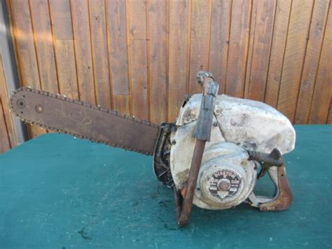 Vintage Disston Model D0 101 Chainsaw Chain Saw With 20 Bar Old Ebay