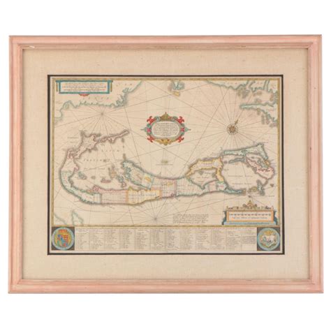 Henricus Hondius Map of Bermuda, circa 1635 | EBTH