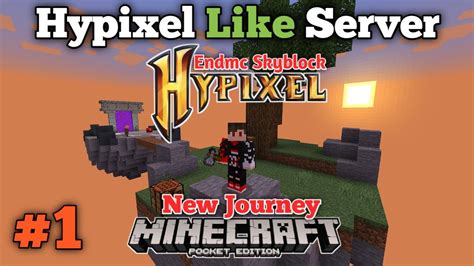 Hypixel Like Server For Minecraft PE Endmc Skyblock Server YouTube