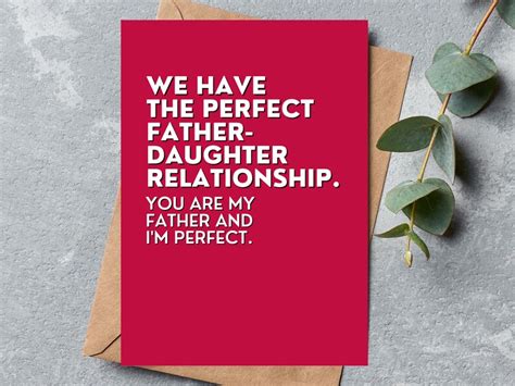 Funny Father's Day Card Happy Father's Day Card Father's Day Card Funny ...