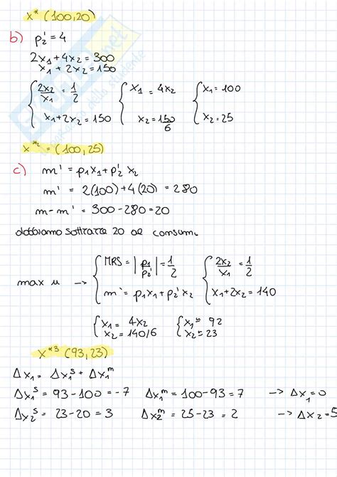 Microeconomica Esercizi Tutoraggio