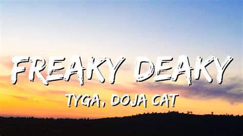 Tyga Ft Doja Cat Freaky Deaky Lyrics Youtube