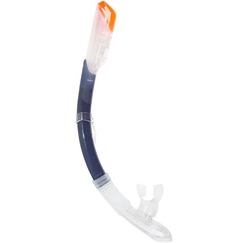 Dry Diving Snorkel With Drytop Valve System 100 Dry Top Grey