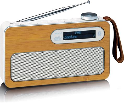 Lenco PDR 040EF Draagbare DAB FM Radio Met Oplaadbare Batterij En