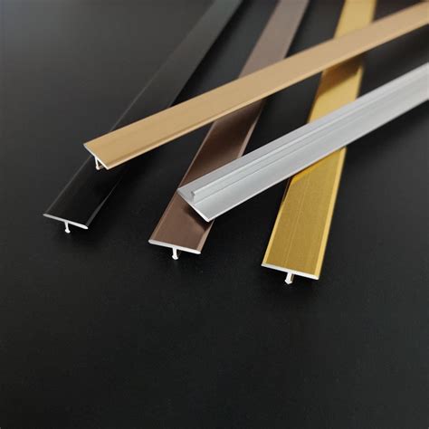 cm thicken aluminum alloy  shaped strip embedded floor threshold