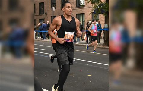 T.J. Holmes Reveals New Ink After Running Marathon With Amy Robach