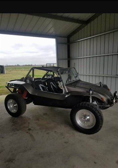 Dune Buggy Parked In Open Garage