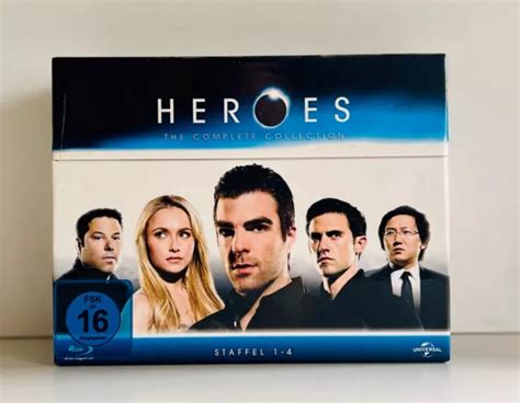 HEROES STAFFELN 1 4 Komplette Serie BOX COMPLETE COLLECTION Blu Ray