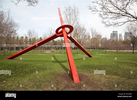 Sculpture By Mark Di Suvero Called Molecule At Minneapolis Sculpture