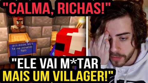 O Richas NÃoconsegue Mais Controlar Os Instintos Minecraft Qsmp