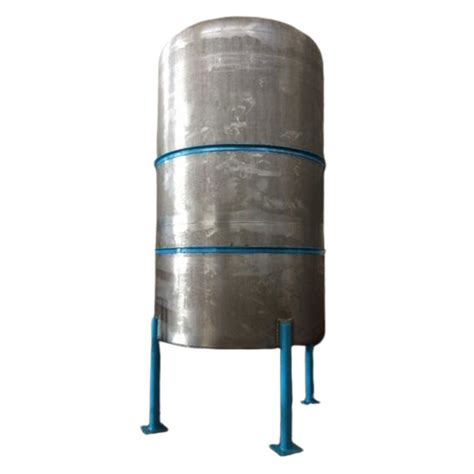 Vertical Mild Steel Air Receiver Storage Tank 150 Psi At 120 Kg In