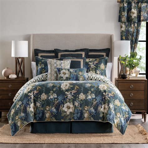 Quinn Peacock 4 Piece Comforter Set Latest Bedding