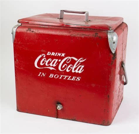 Lot American Vintage Coca Cola Cool Box