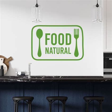 Stickerheld Muursticker Food Natural Keuken Eten En Drinken Met