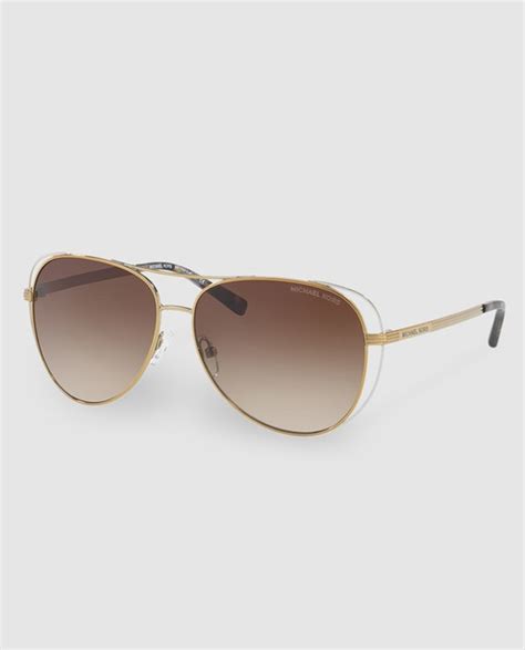 Gafas De Sol De Mujer Modelo Aviador Met Licas Doradas Michael Kors