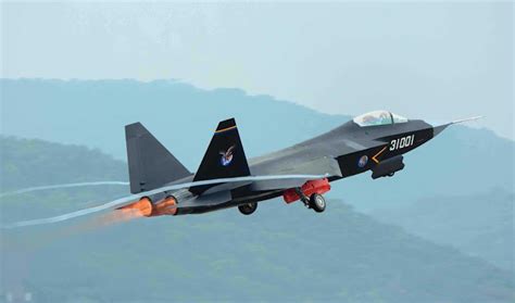 Chinese Shenyang J-31 On Full Throttle Takeoff | Aircraft Wallpaper ...