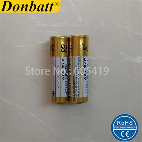 600pcs/lot 12v Lr27a 27a L828 Mn27 El812 Alkaline Battery 100% Fresh ...