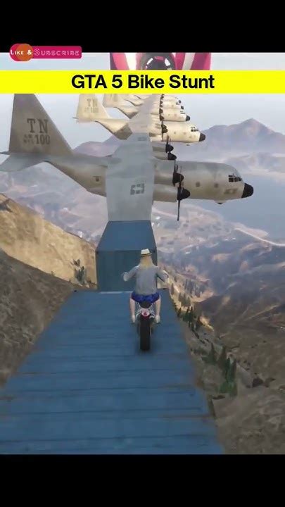 Gta 5 Bike Stunt Shortsfeed Shorts Youtubeshorts Gta5shorts