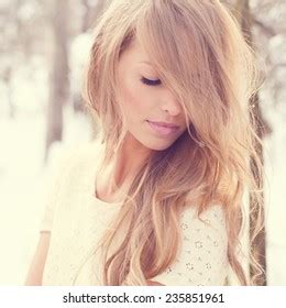 Sexy Blonde Face Winter Stock Photo Shutterstock