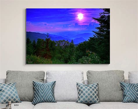 Purple mountain sunset #8353 Photograph by Bob Augsburg - Fine Art America