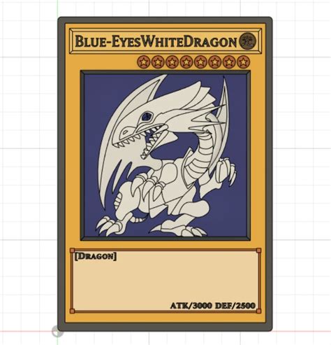 Blue Eyes White Dragon Card