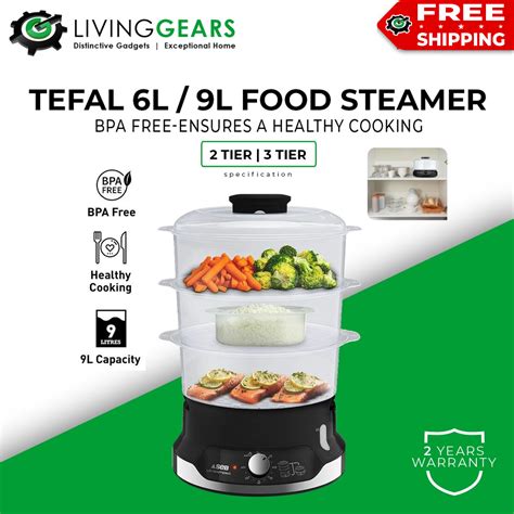 Tefal L L Ultracompact Bpa Free Cook Food Steamer Vc Vc