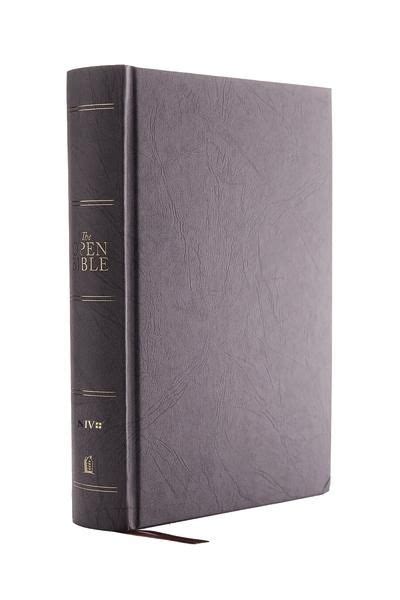 NIV, Open Bible, Red Letter Edition, Comfort Print: Complete Reference ...