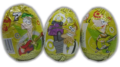 Unwrapping 3 Phineas And Ferb Surprise Eggs Surprise Max Tv Kinderkanal Youtube