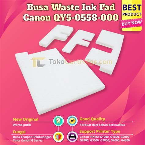 Jual Busa Waste Ink Pad Canon G G G Absorber Pembuangan