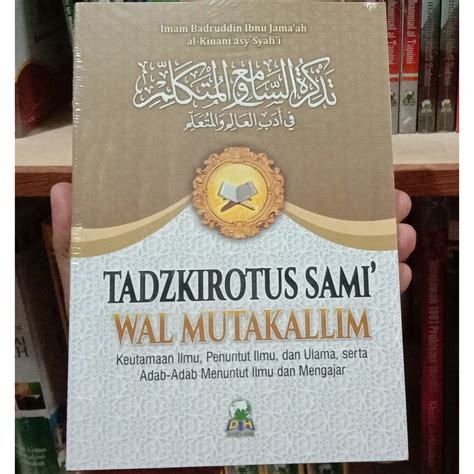 Jual Buku Tadzkirotus Sami Wal Mutakallim Keutamaan Penuntut Ilmu