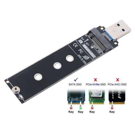 NFHK NGFF M2 B M Key SSD To USB 3 0 External PCBA Conveter Adapter Card