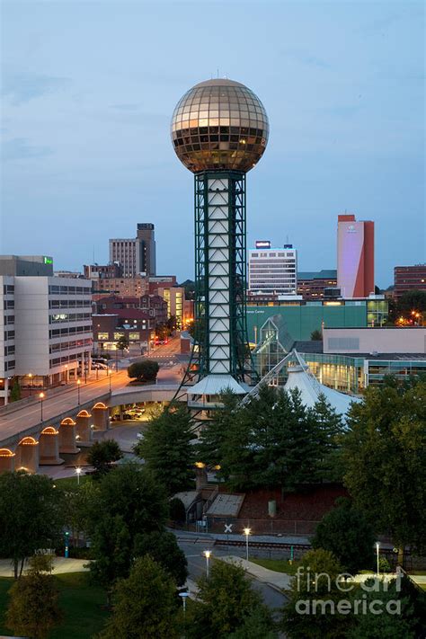 Sunsphere World S Fair Park Knoxville Tennessee Photograph By Bill Cobb