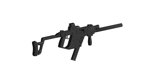 Obj File Kriss Vector Submachine Gun D Printing Template To