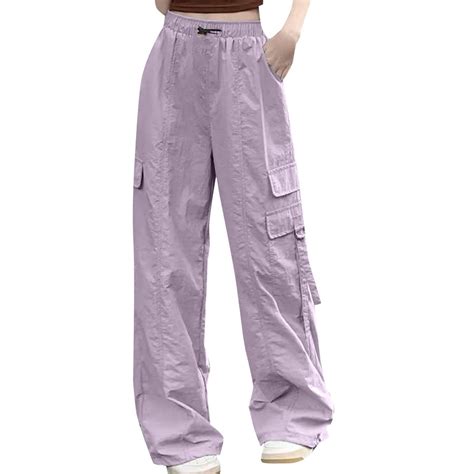 Dvkovi Womens Baggy Cargo Pants Streetwear Hop Joggers Sweatpants