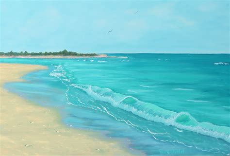 Boca Grande Beach Seascape by Tina A Stoffel | TinasFineArts.com