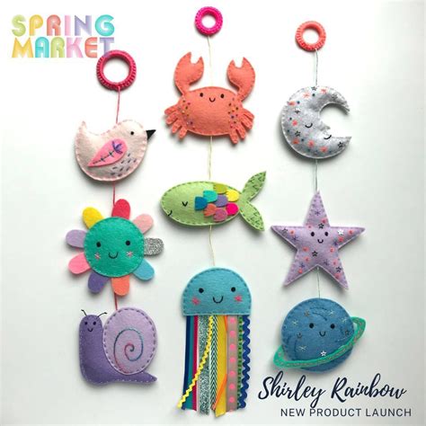 Folksy Spring Market And A Product Launch Shirley Rainbow Felt