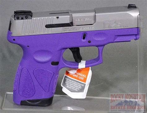 New Taurus G2S Slim Dark Purple 8 Shot 9mm Semi Automatic Pistol