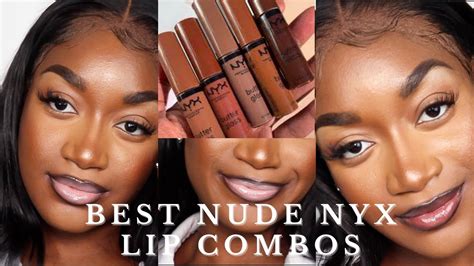 BEST GO TO NUDE PINK LIP COMBOS FOR WOC NYX Butter Gloss KAFUI