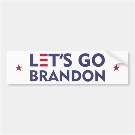 Lets Go Brandon Bumper Sticker