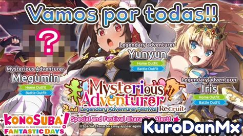 Konosuba Fantastic Days Invocando por el 2⁰ Aniversario YouTube