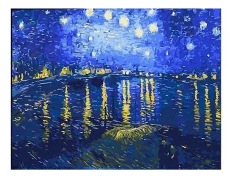 Pintura Al Oleo La Noche Estrellada Sobre El Rodano Van Gogh Cuotas