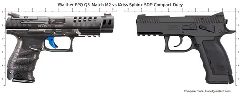 Walther PPQ Q5 Match M2 Vs Kriss Sphinx SDP Compact Duty Size