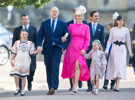 Zara Tindall Wears Hot Pink Dress And Perfect Nude Heels For Easter