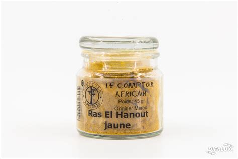 Ras El Hanout Jaune 45g Difalux Namur