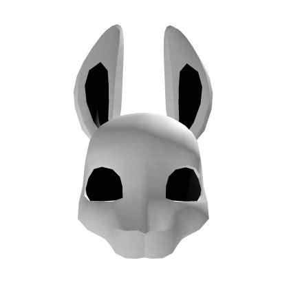 White Haunted Rabbit Mask S Code Price RblxTrade