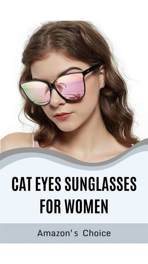 Lvioe Cat Eyes Sunglasses For Women Polarized Oversized Fashion